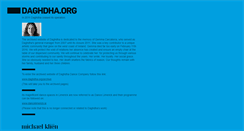 Desktop Screenshot of daghdha.org